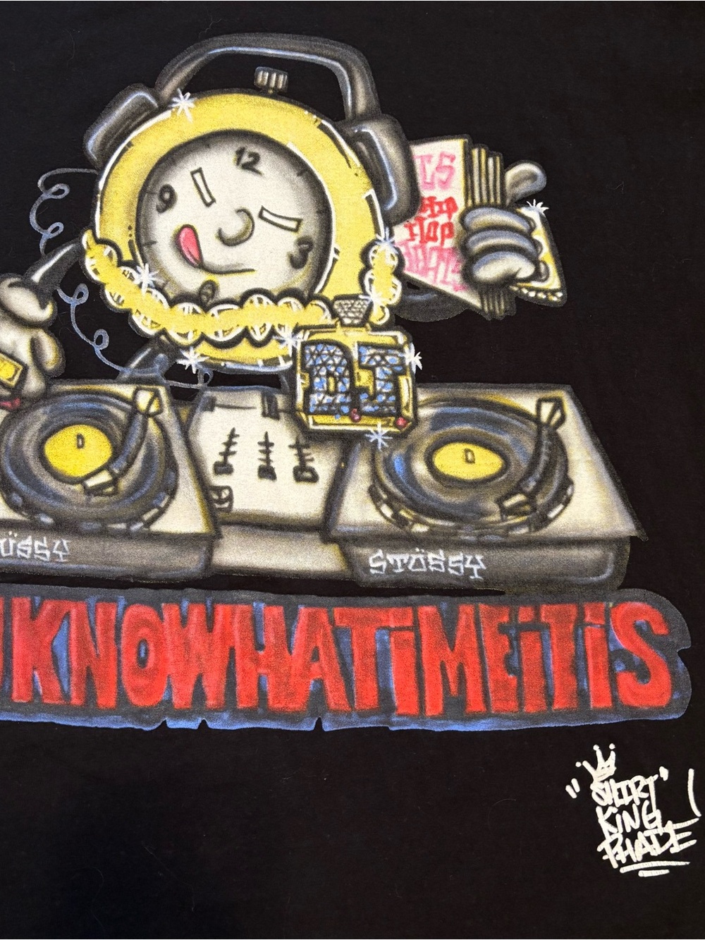 Stussy FW19 New York Pop Up DJ Graphic Shirt - Picture 2 of 6